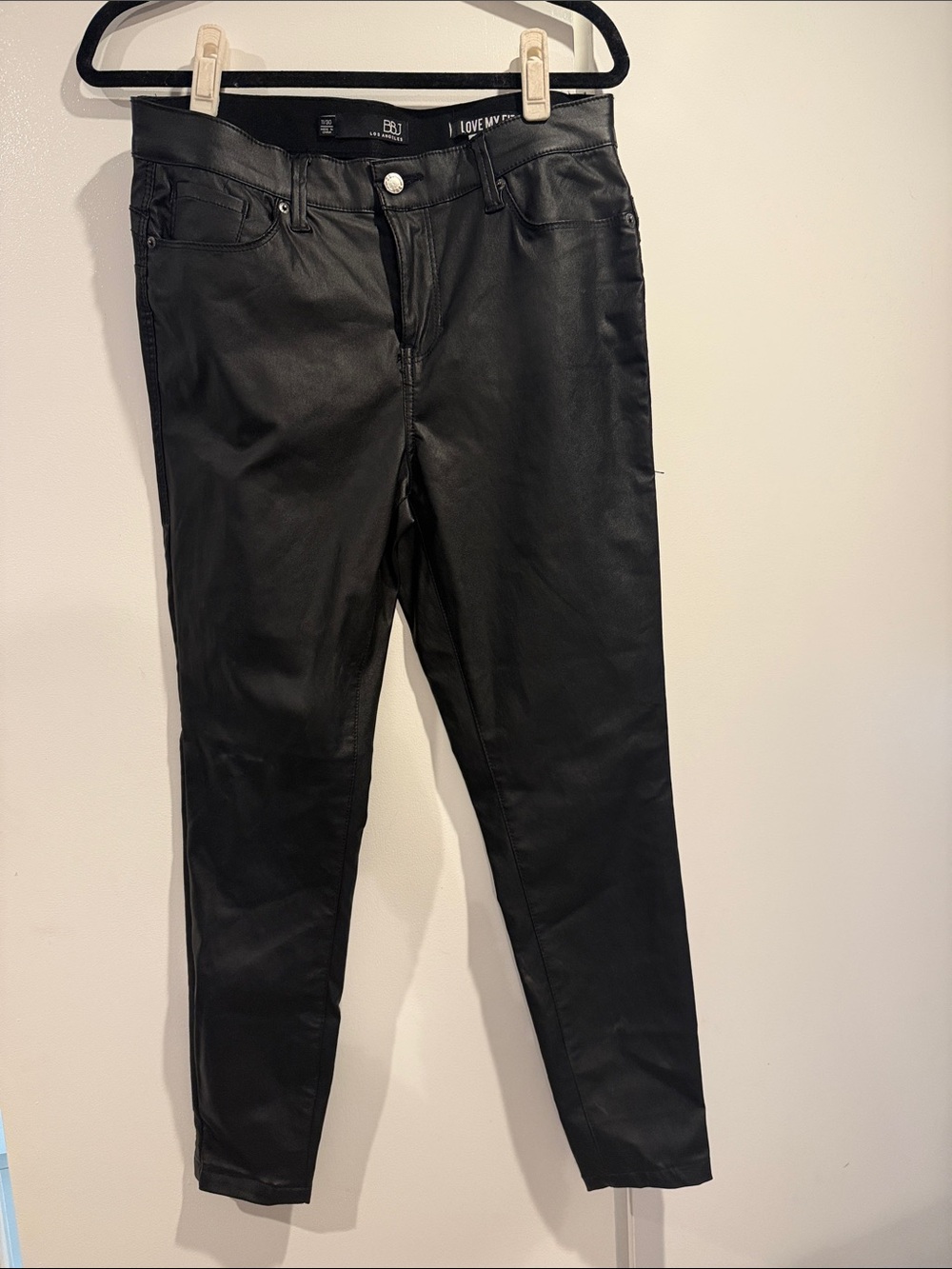 Women’s Black Coated Skinny Jeans